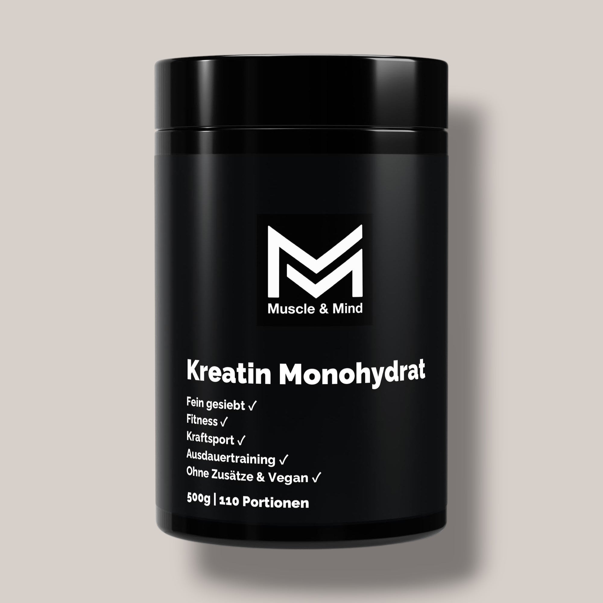 Kreatin Monohydrat - Geschmacksneutral - 500g
