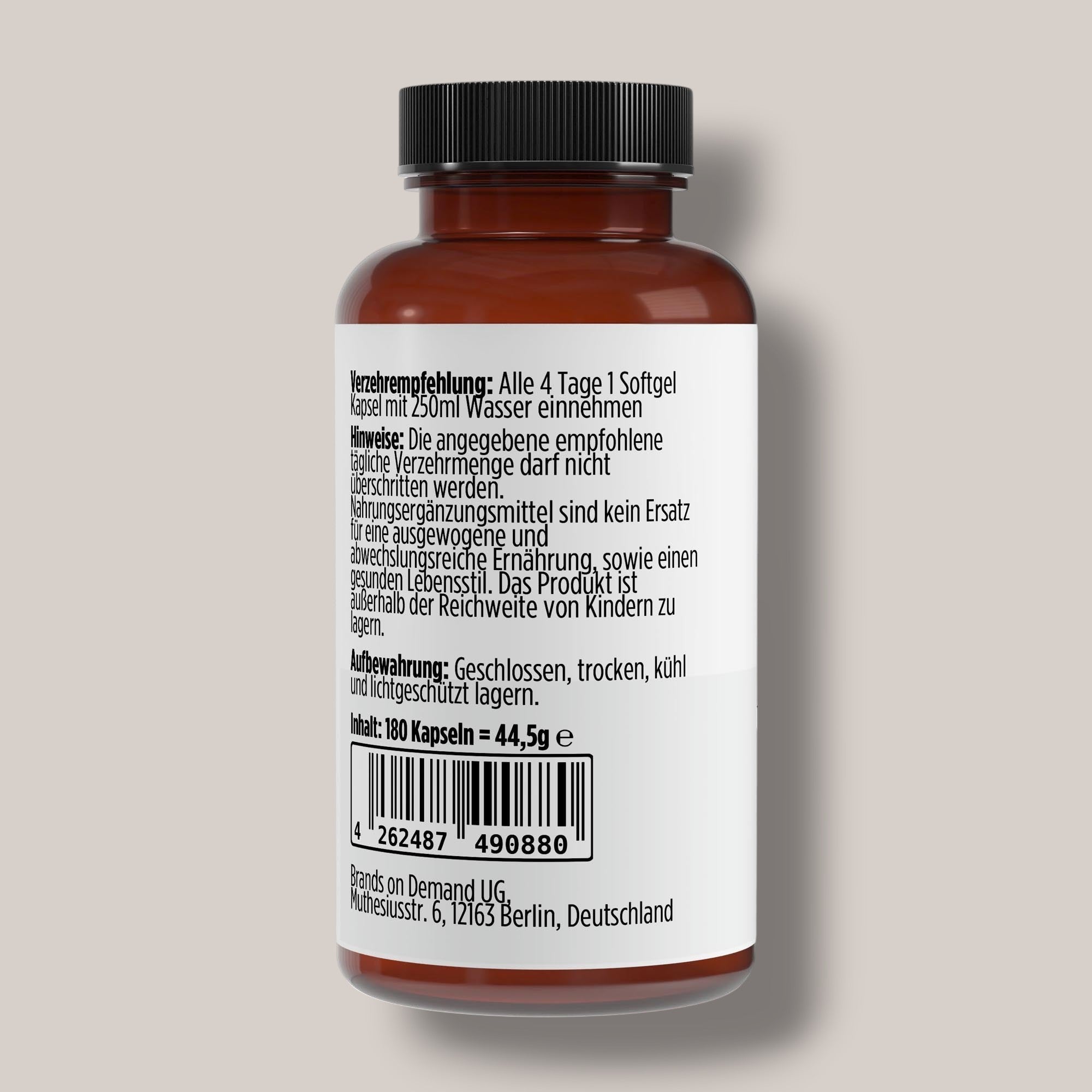 Vitamin D3 4.000 IE - 180 Softgels