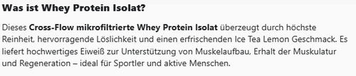Clear Whey Protein Eistee Zitrone - 500g