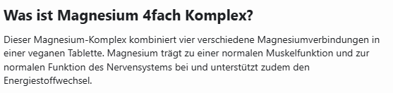 Magnesium 4fach Komplex - 60 vegane Tabletten