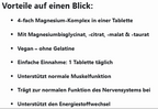 Magnesium 4fach Komplex - 60 vegane Tabletten