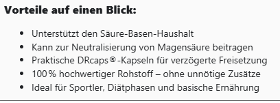 Natron Magensaftresistent - 120 Kapseln