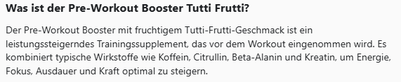 Pre-Workout Booster Tutti Frutti - 520g